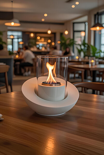 betonmall Dekoratif Masaüstü Beton Ateş Çukuru | Dekoratif Bacasız Bioetanol ...