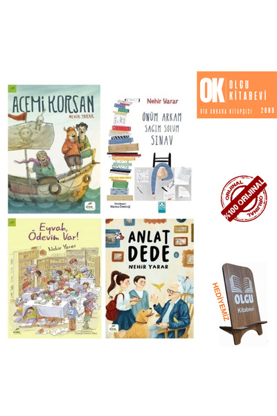 ELMA Yayınevi Acemi Korsan - Anlat Dede - Önüm Arkam Sağım Solum Sınav - Eyva...