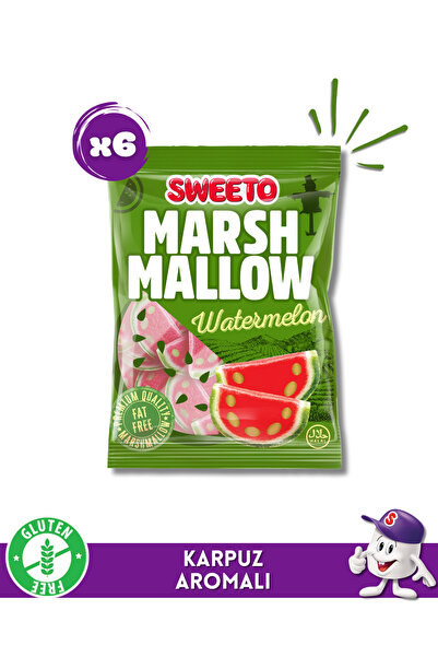 SWEETO Marshmallow Watermelon 140grx6