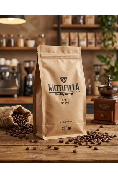 MOTİFİLLA قهوة حبيبات الذهب 200 جرام