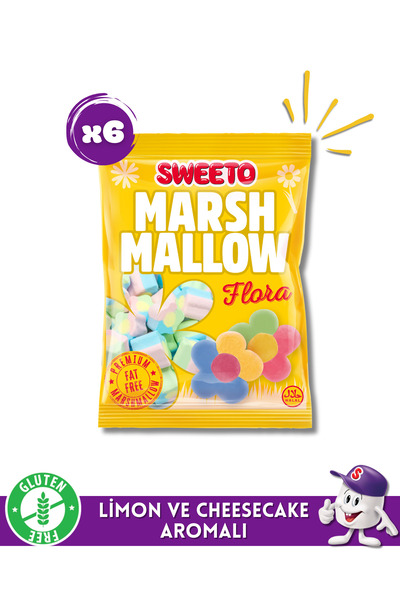 SWEETO Marshmallow Flora 140grx6
