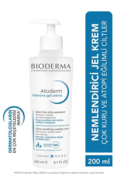 Bioderma Atoderm Intensive Gel-Cream Çok Kuru Atopi Eğilimli Cilt Yatıştırıcı...