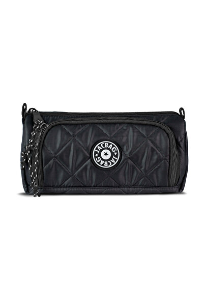 Jacbag Prime XL Soft-Double Compartment Quilted Pencil Case