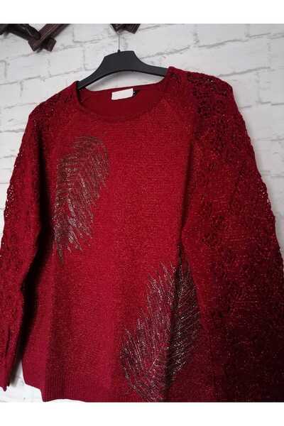 anne moda ankara 1. Pulover din bumbac, de calitate, strălucitor, cu mânecă l...