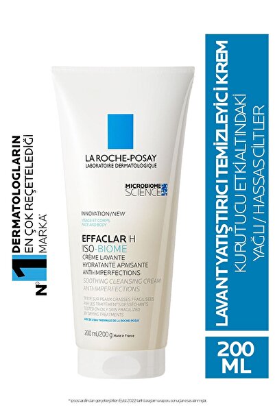 La Roche Posay Effaclar H Yatıştırıcı Temizleyici Krem 200 ml K4500