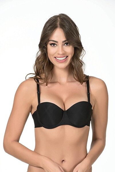 F.K Жіночий бюстгальтер з напівнаповненням, без бретелей, лазерний крій