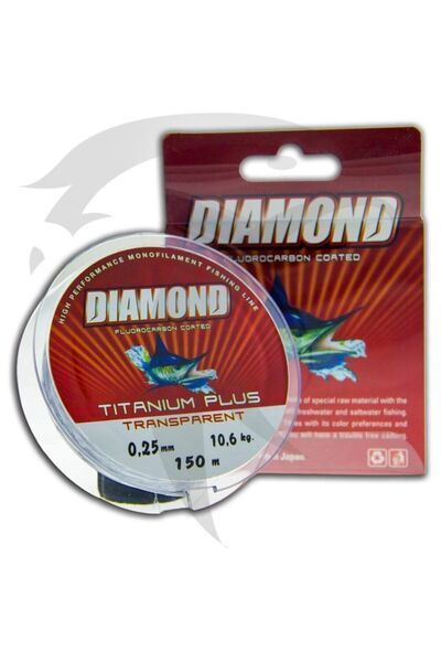 DIAMOND Linie de pescuit Titanium Plus 150mt - Culoare: Gri (dmdtp