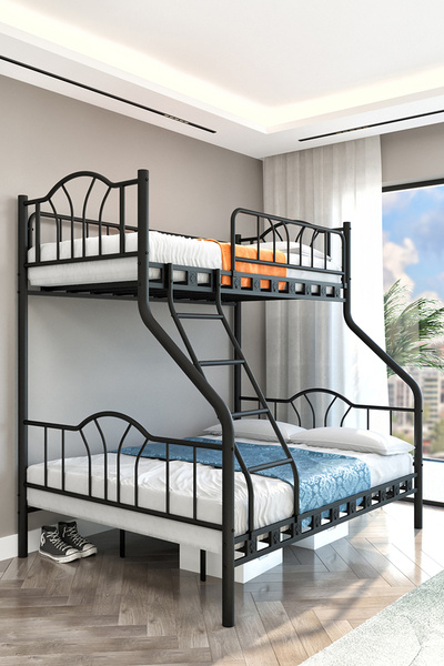 ARGİMO Imaj 3 Kişilik Ebeveyn 3'lü Metal Ranza 90x190 & 140x190