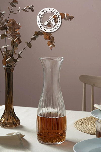 Glamis Selen Concept Linea Model Geniş Ağızlı El Yapımı Cam Karaf