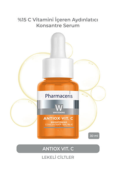 Pharmaceris Antiox-Vit-C | %15 C Vitamini İçeren Aydınlatıcı Konsantre Serum ...