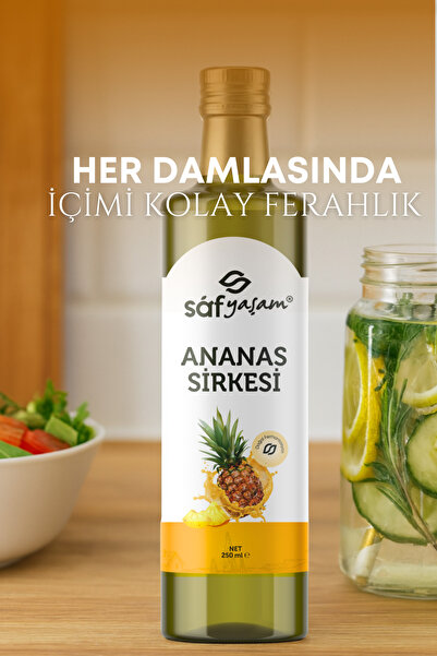 Safyaşam Ananas Sirkesi Doğal Fermantasyon Ananas Sirkesi,Suyu