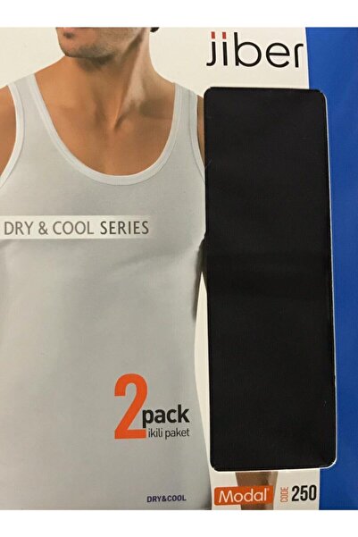 Jiber 250 Men's Modal Undershirt 2 Pack - Black