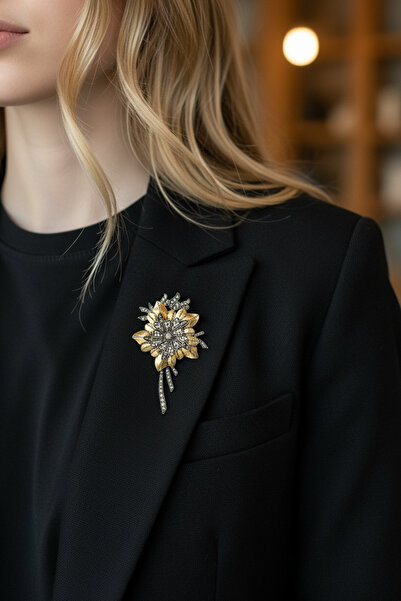 FUYA JEWELLERY Çelenk Broş