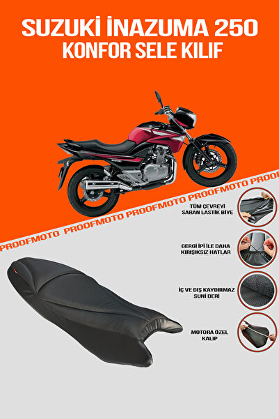 PROOFMOTO غطاء مقعد سوزوكي إينازوما 250 كومفورت