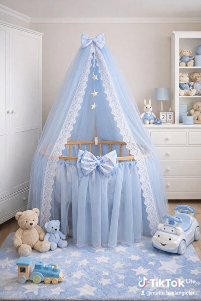 Mutlu Başlangıçlar مجموعة تزيين المستشفى - مجموعة ناموسية لسرير الأطفال من ال...