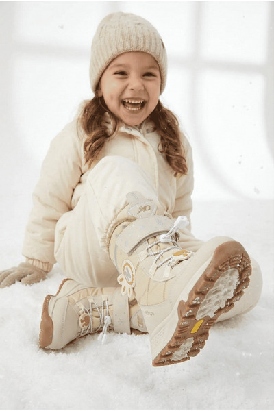 Zerenyus Colmar014 Vodootporne krznene čizme za devojčice - Bež