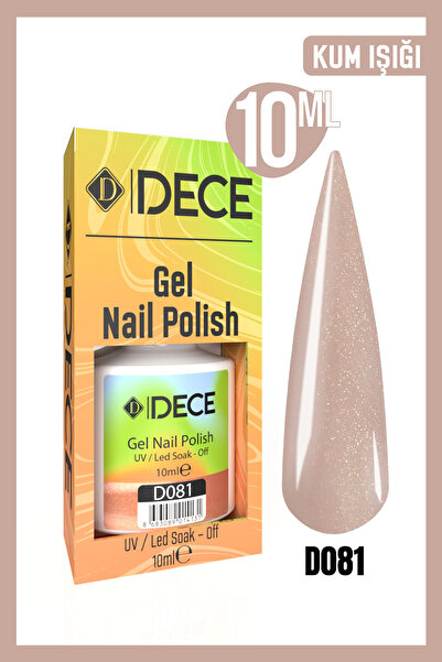d dece Kalıcı Oje Uv Led D081 (SEDEFLİ RENK) 10ml