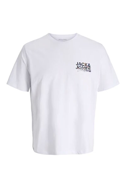 Jack & Jones تي شيرت رجالي دائري محبوك