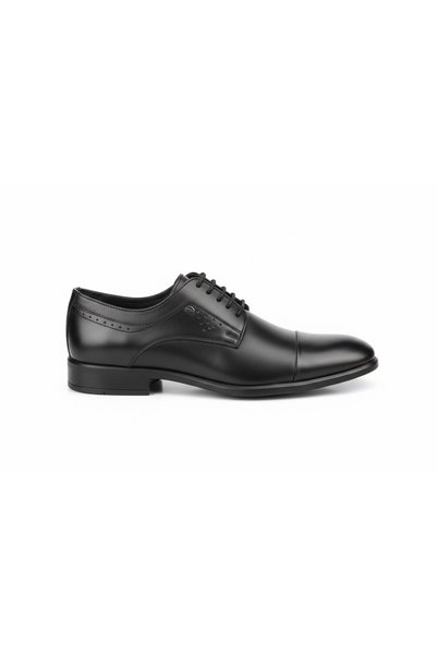 LİCCAS Men's Transitional Shoes Genuine Leather Rubber Sole Lace-Up Water Resistant