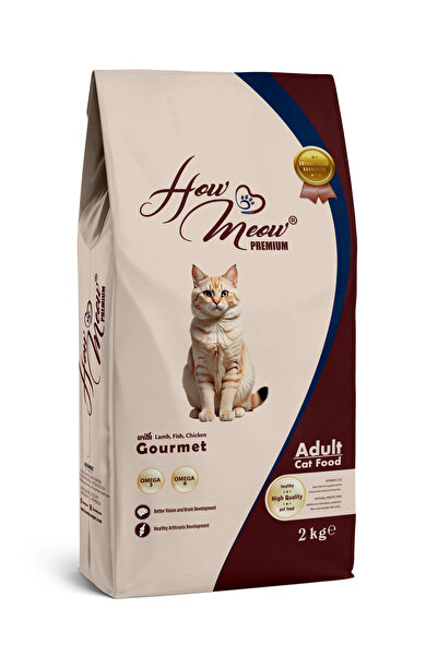 how&meow HOW MEOW YETİŞKİN KEDİ KURU MAMASI GURME 2 KG