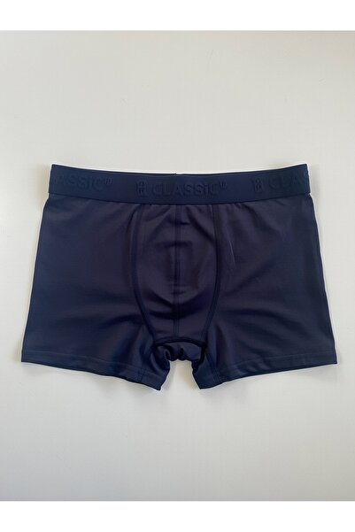 Erkek Pamuklu Lacivert Basic 3'lü Boxer