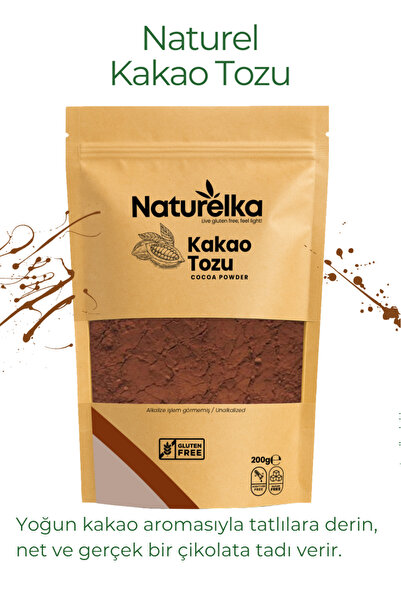 Naturelka Glutensiz Kakao Tozu 200 gr