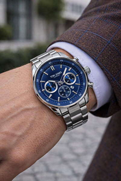 Tom Jones Brand Design Steel Men's Wristwatch and Bracelet Gift