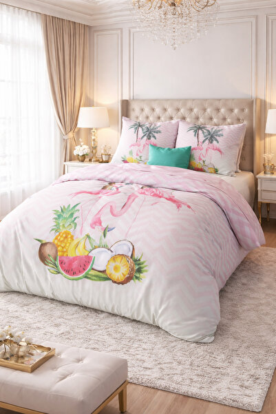 Sleeptime Essentials Lenjerie de pat dublu, microfibra, 3 piese, 200x200/220 cm – Fresh Air