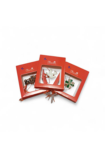 Vision XXI Set 3 Martisoare Tip Brosa Turturea, Caruta Si Trifoi Cu 4 Foi, In...