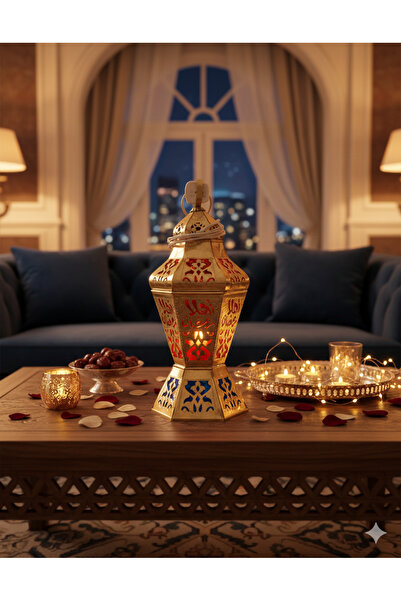 Home فانوس رمضاني 50 سم نحاسي