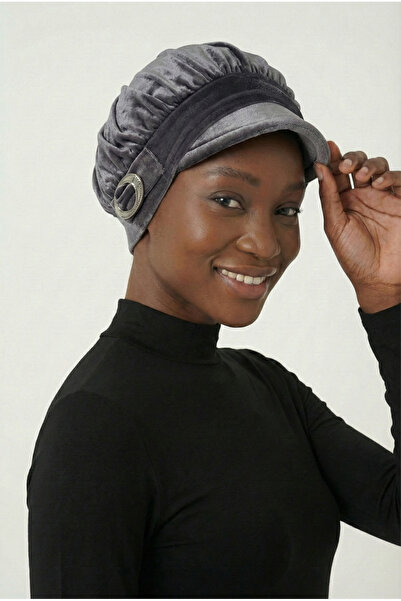 elysianfidan Somot Šešir Sa detaljem kopče Dimljeni gotov turban hidžab pokri...