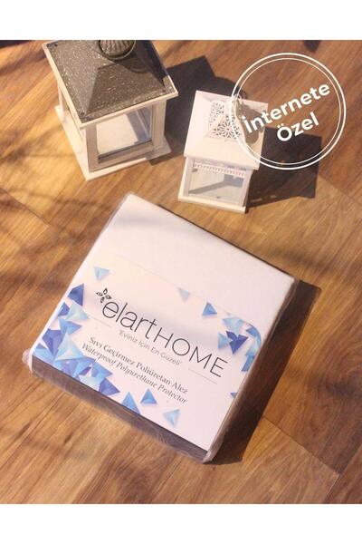 Elart Fitted Alez Çift Kişilik Sıvı Geçirmez (160x200 cm) Beyaz