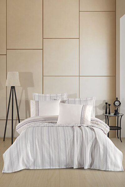 Elart مجموعة الزواج العصرية المريحة 7 قطع (240×250 سم) رمادي