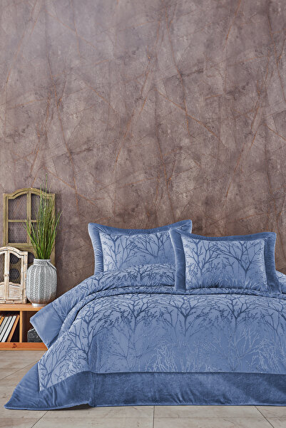 Elart Set cuvertură de pat de primăvară, catifea cu umplutură din fibre duble...