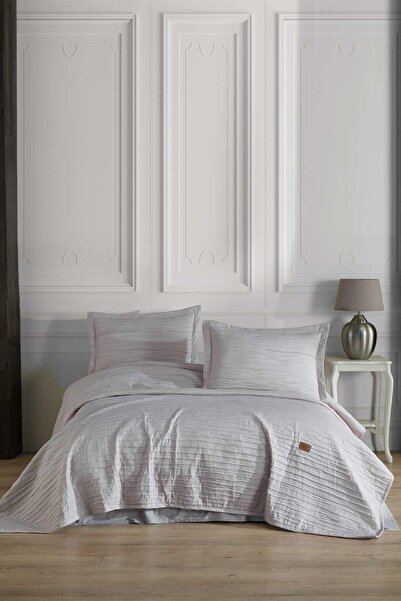 Elart Calista Bedspread Set Single (180X240 cm) Gray