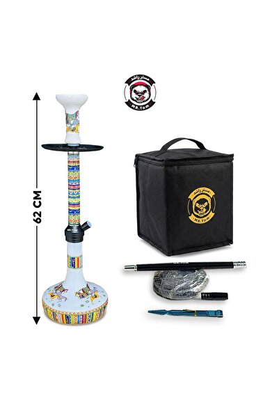 Genaric شيشة الجمل الملكي - فخامة تراثية , اداء قوي وسحب ناعم - باللون الأبيض...