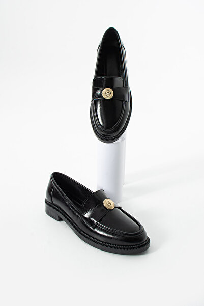 guijarro Жіночі туфлі-лофери Premium з золотим гербом - для офісу та повсякде...