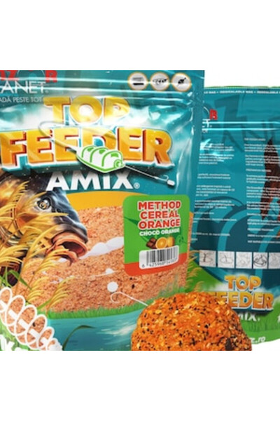 Senzor Planet Nada Top Feeder Amix Method cu portocale, ciocolată-portocale -