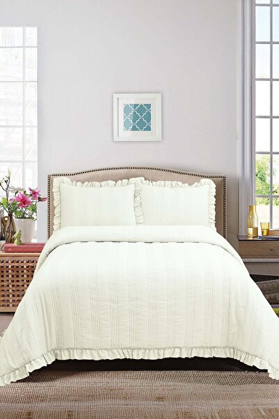 Elart Cuvertură de pat Fiorella pentru o persoană (180x240 cm) Crem