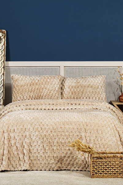 Elart Полски комплект одеяла Double Wellsoft 3 части (230x250 cm) Капучино