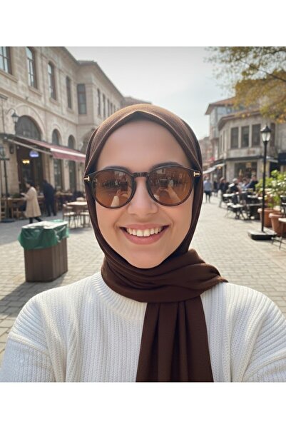 MONAL EYEWEAR New York U.S. Model Aci Brown Frame Brown Glass Round Unisex Su...