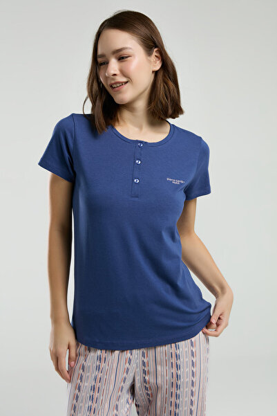 Pierre Cardin Women's blue pajama set