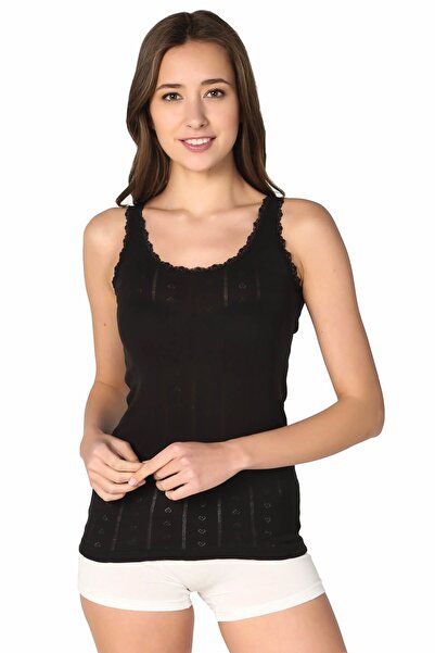 Berrak Жіноча чорна футболка ELF568BER8049