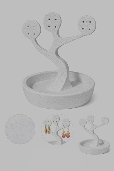 Decorative modern jewelry (jewelry stand) ( WHITE color will be sent.)