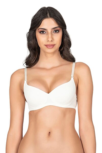 Belvü 1108 Ecru Hollow Micro Jumpsuit Πολυτελές σουτιέν χωρίς υποστήριξη