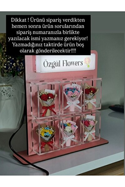 Sukugift Çiçek Otomatı Makinesi Love Flowers Kişiye Özel Buket şeklinde Mini ...