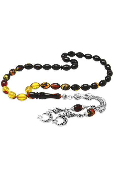 Tesbihane Μεταλλικό χρώμα που δεν μαυρίζει, με φούντες σε σχήμα αστεριού και ...