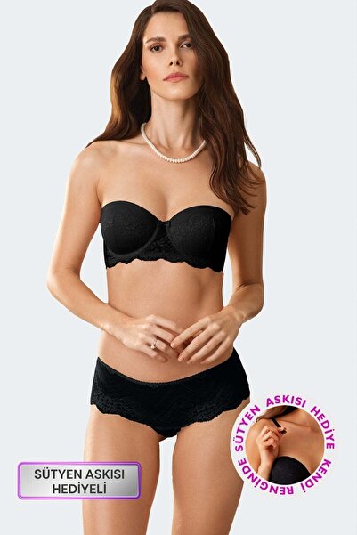 Pierre Cardin Γυναικείο Μαύρο Σετ σουτιέν 4696 Verona Underwire Supported