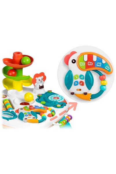ideal STORE Masuta Educativa Muzicala idealSTORE cu Pian Detasabil si Cos Baschet