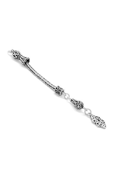 Tesbihane Анадольський візерунок Дизайн Товстий ланцюжок 925 проба срібло Плющ